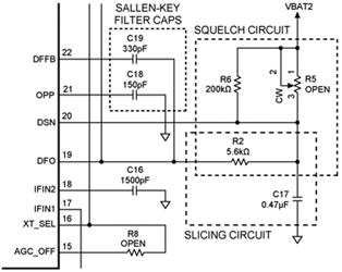 Figure 6. An example ASK squelch circuit.
